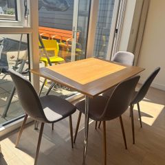 Modern Wooden Dining Table  Seats 4