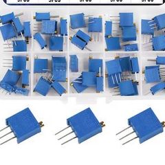 transistor , dip switch and variable resistor Box