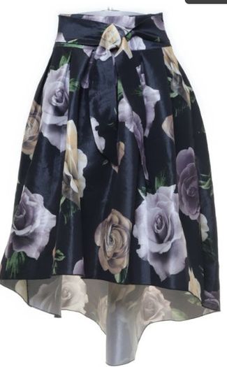 multi colorful skirt