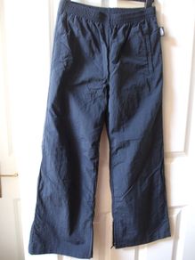 SALE!  Girls' Navy Tracksuit Bottoms with Lining - new