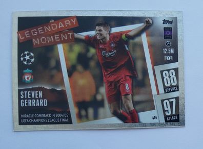 Steven Gerrard - Topps Match Attax 23/24  Legendary Moment - Liverpool #444