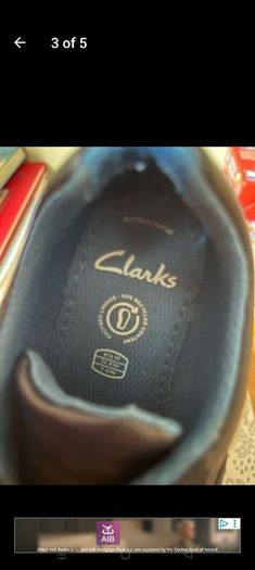 Clarks boy Shoes 6/5 H