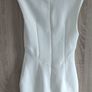 Elegant solid dress padded shoulders size fits Xs s worn once for an hour Image 3