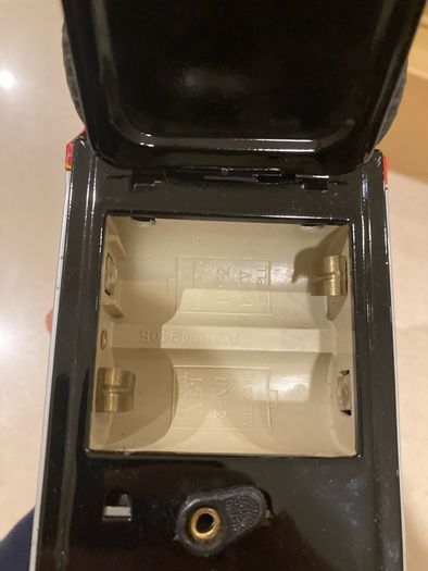 Yonezawa Japan Tin Battery Operated Snorkle Fire Engine Mint in Box