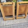 Foldable dining chair in solid wood Image 4