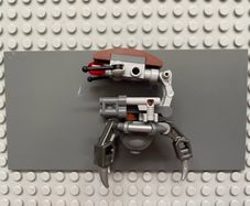 lego star wars sw0441 Droideka (Destroyer Droid) minifigure- Pearl Dark Gray Arms Mechanical