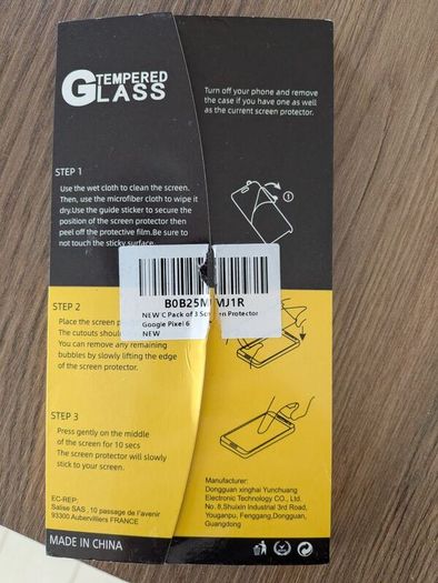 Glass Screen protector for Google Pixel 6