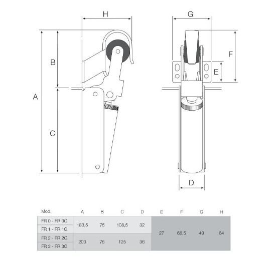Justor 40Kg Door Brake