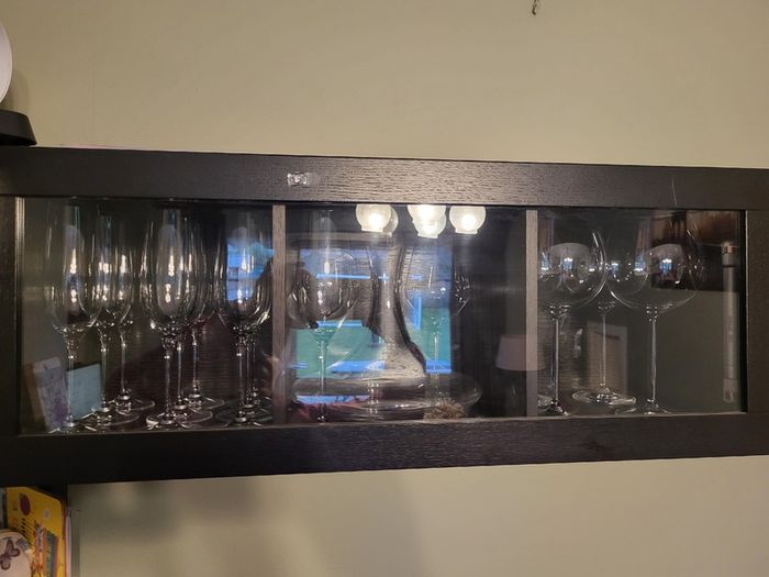 Wine glass cabinets