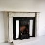 Regency Carrera Marble Bullseye Fireplace Image 6