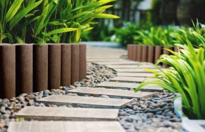 2.3m Very Strong Garden Fence Lawn Edging Boarder Edge Palisade Fencing Plastic