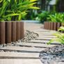 2.3m Very Strong Garden Fence Lawn Edging Boarder Edge Palisade Fencing Plastic Image 3
