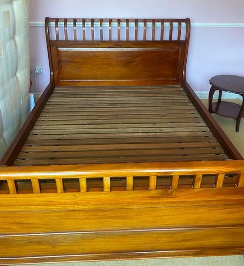 Solid wood King Bedframe