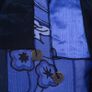 Chico's Blue & Black Patchwork Floral Print Silk Sheer Open-Front Kimono Duster 10-14UK/38-42EU Image 4