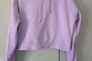 Adidas lilac cropped hoodie XS / UK6