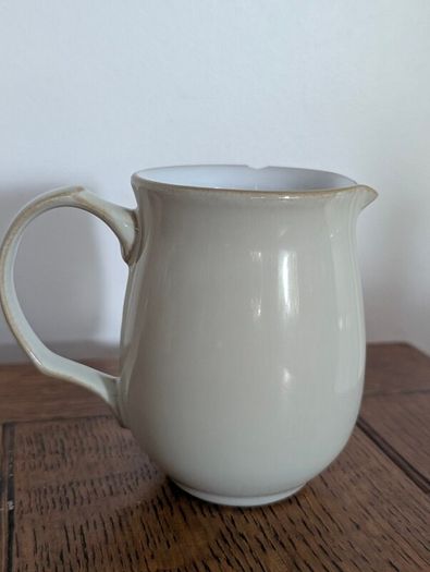 Denby linen milk jug