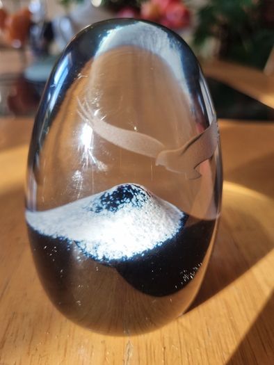 Caithness Scottish glass paperweight
