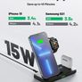 Qi-Certified 3 In 1 Fast Wireless Charger Image 7