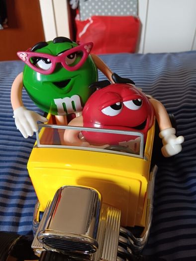 M&M's Rebel Without A Clue Hot Rod Candy Dispenser. (A few minor marks. See pictures.)