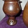 Vintage Australian Bendigo Pottery wine goblets and carafe Image 6