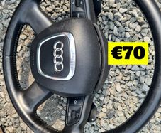 Audi multifunction,  flappy padel steering wheel , came of A6 08@ OCG