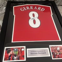 Signed Gerrard jersey with certificate