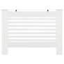 Radiator Covers 2 pcs White 112x19x81.5 cm MDF Image 4