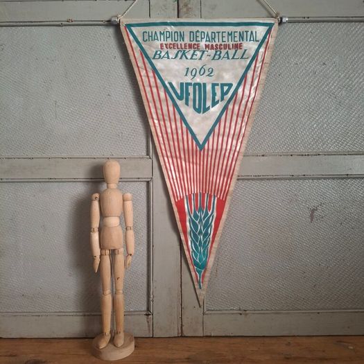 1962 French Basketball Pennant