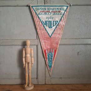 1962 French Basketball Pennant