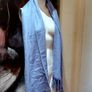 Turquoise  Scarf/Shawl Image 2