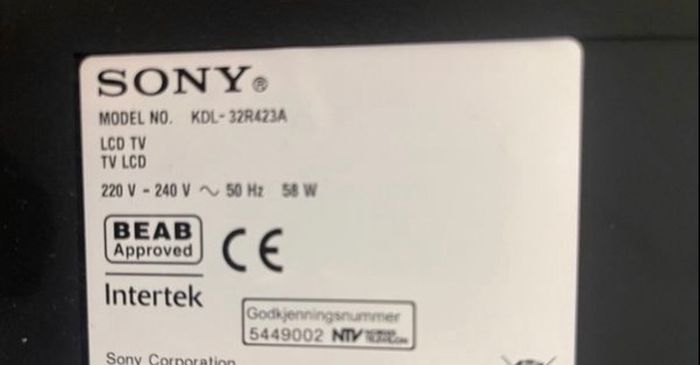 Sony Bravia 32" TV