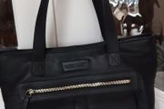New Rowallan Black Leather Shoulder/Hand Bag