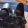 A Pair Of Leather Dance Shoes Image 6