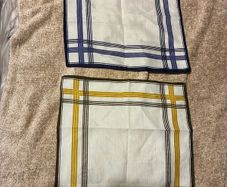 Pair of Vintage men's handkerchiefs