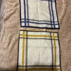 Pair of Vintage men's handkerchiefs