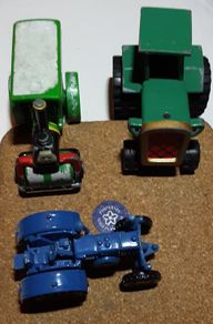 three tractor's