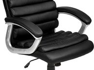 main image for ad Executive Office Chair Swivel Chair With Padded Armrests Black Nationwide Delivery