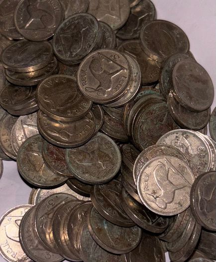150 Irish Leat Reul Threepence Coins Pre Decimal Irish Coins