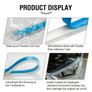 2 x 60CM Slim Amber Sequential Flexible LED DRL Turn Signal Strip For Headlight Head Light Image 3