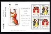 1995 Ireland IPTA Collectors Fair Galway 25th November 1995 on 1995 Ireland Military Uniforms Stamp Booklet Pane. (Hibernian HP75) Fine Used with Galway Steele Cancel