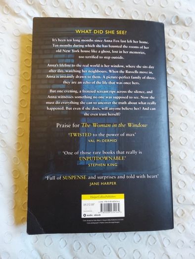 The Woman in the Window A.J. Finn Crime Thriller