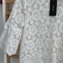 Bnwt Vero Moda top size small ivory white lace top Image 5
