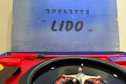 Vintage Lido Roulette c.1960s COMPLETE - Original Plain Blue Box - 3 Balls