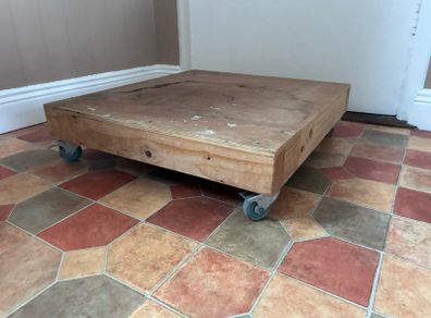Wooden furniture dolly