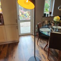 Hekear grey floor lamp