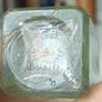 480 - Set of 3 Vintage Clear Glass Cork Top Collectible Decorative Bottles Image 9