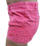 Pink denim shorts Image 5