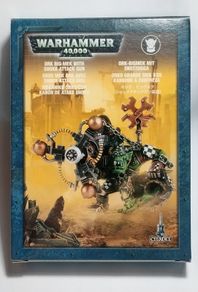 Warhammer 40k Oldhammer Metal Ork Big Mek with Shokk Attack Gun