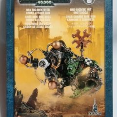 Warhammer 40k Oldhammer Metal Ork Big Mek with Shokk Attack Gun