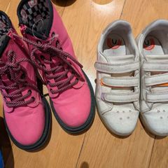 Girls Next Boots & White Trainers (UK1)